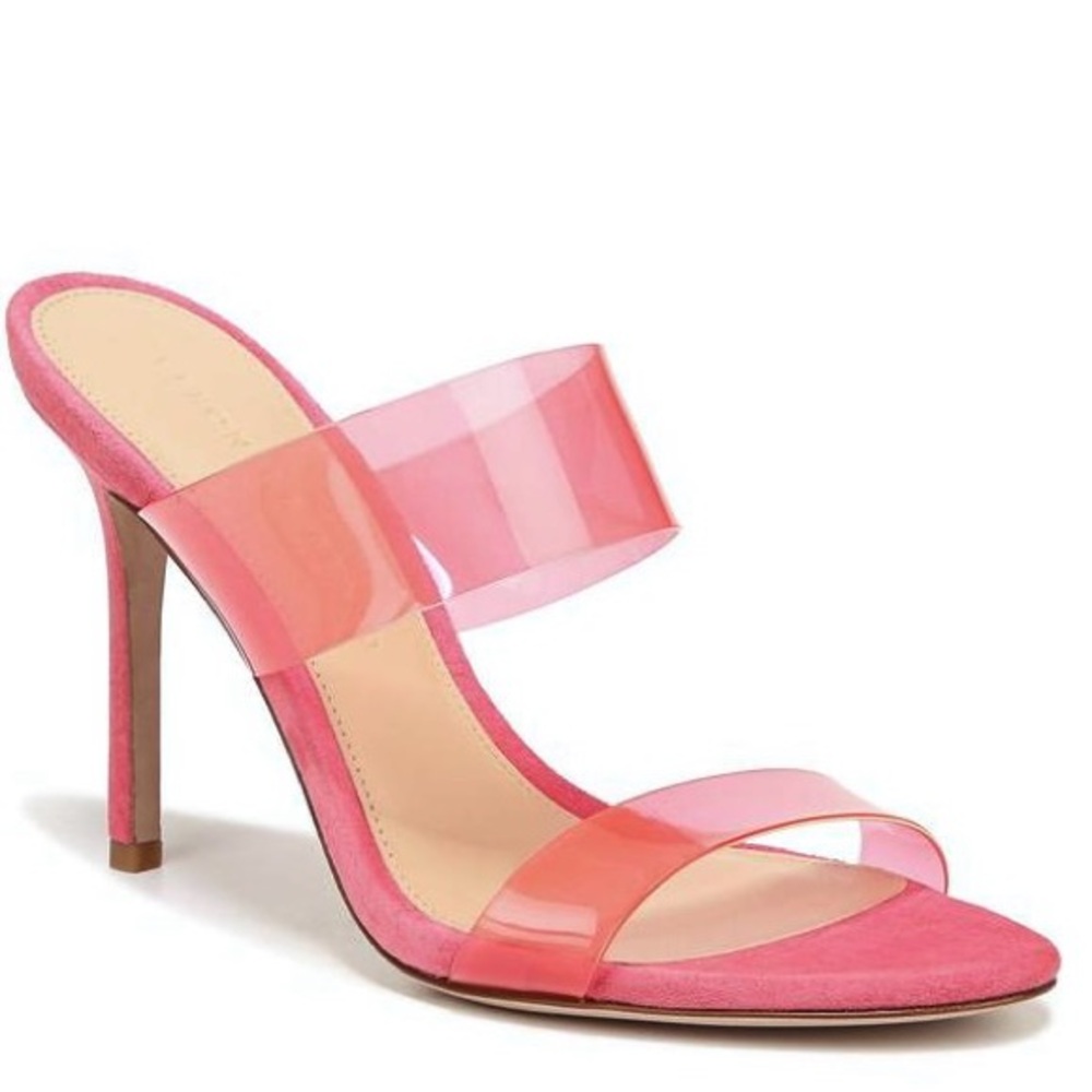NEW VERONICA BEARD PINK SUEDE HEELS